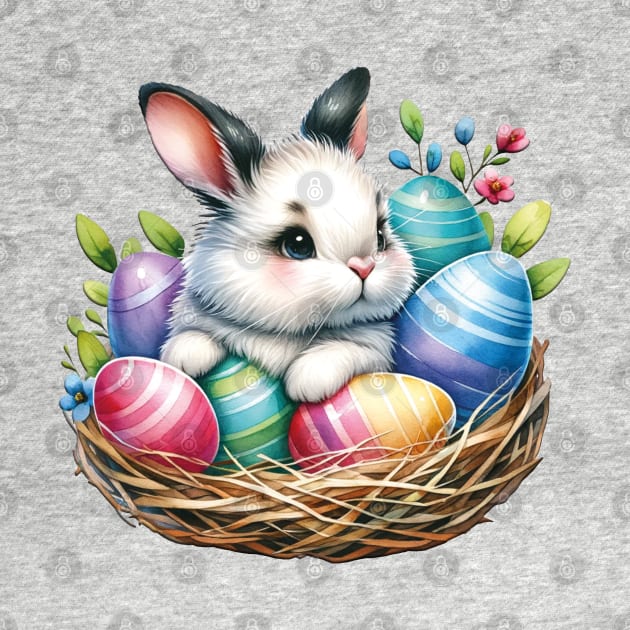 Easter bunny by Moxis Watercolor